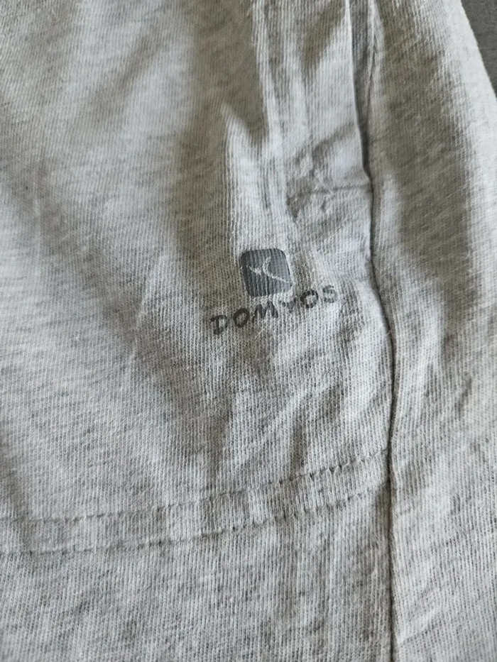 Short élastiqué unisexe - Taille 12 ans - Domyos - Gris clair - photo numéro 6