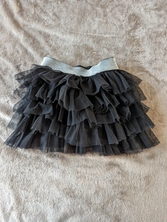 Jupe noire argentée orchestra 4 ans - photo numéro 2