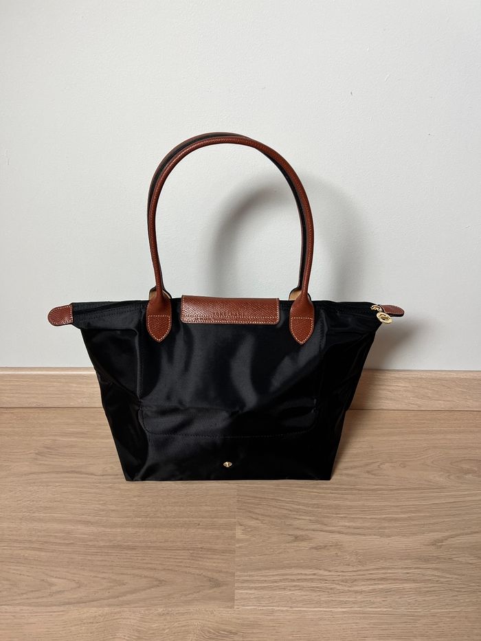 Longchamp Le Pliage – Taille L – Noir et Marron - photo numéro 3
