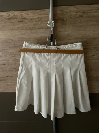 Jupe plissée blanche taille S