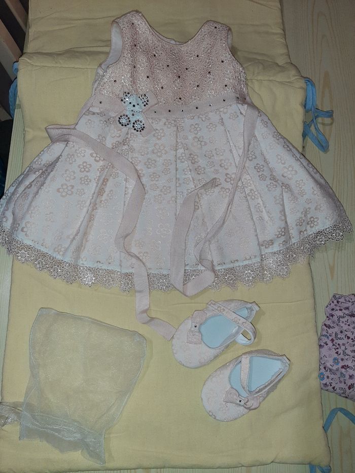 Robe de fête /chaussures 9mois