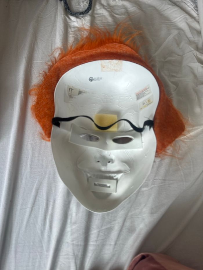 Masque d'horreur clown effrayant 🎭 - photo numéro 2