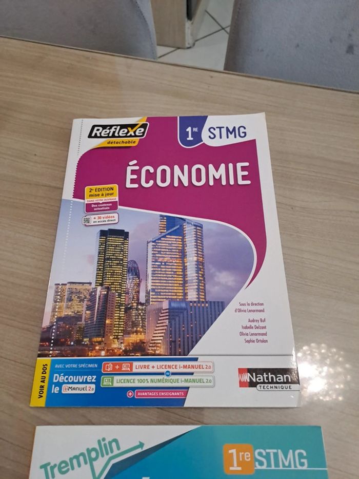 Lot manuel Économie 1ere STMG - photo numéro 2