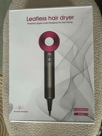 ✨ SÈCHE-CHEVEUX DESIGN SANS PALES – NEUF ✨·leafless hair dryer