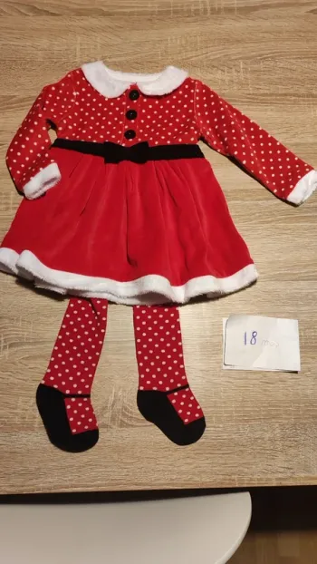 Robe de Noël  taille 18 mois