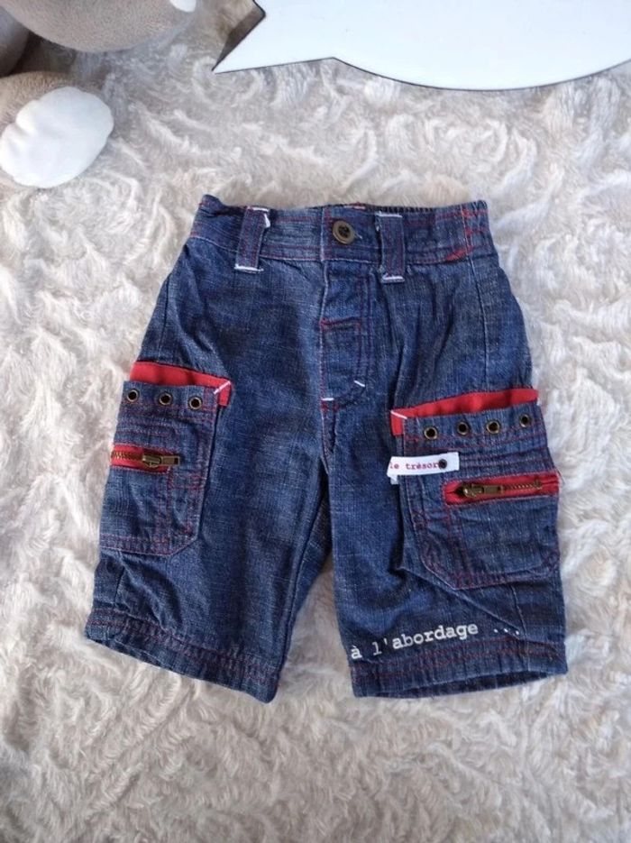 Pantalon doublé Garçon 3 mois "Le trésor, A l'abordage"100% coton - photo numéro 2