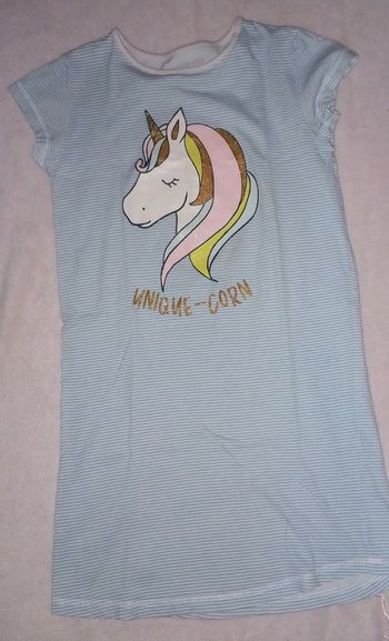 Chemise de nuit licorne