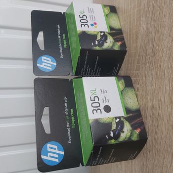 Pack de deux cartouches d'encre d'imprimante HP 301 -Black + couleur-