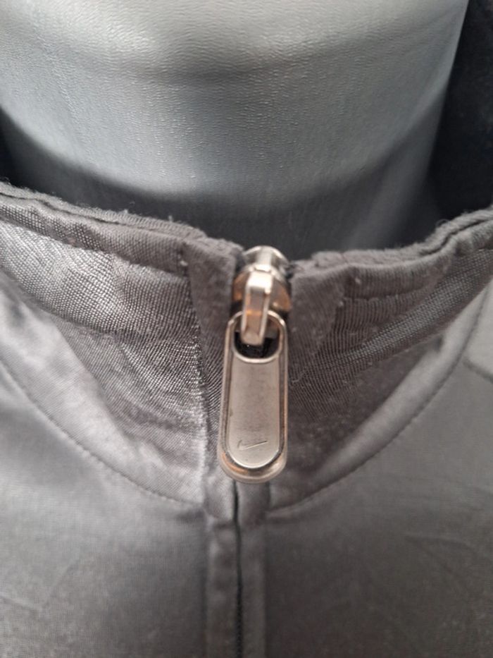veste légère / Track jacket Nike vintage/ homme - taille XL / gris foncé - brodé (455) - photo numéro 4