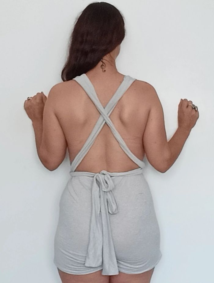 Combishort dos nu pailleté taille unique - photo numéro 7