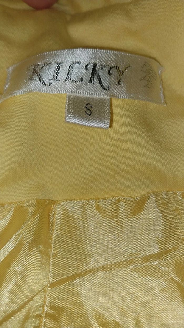 Blazer/ Veste excellent état by Kilky jaune taille S - photo numéro 15