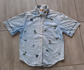 Chemise en jean broderie Vent des Bois Taille 34/36