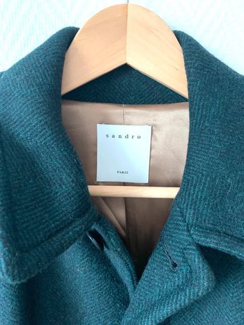 Magnifique manteau de Laine Homme Sandro Paris | Made In France 🇫🇷