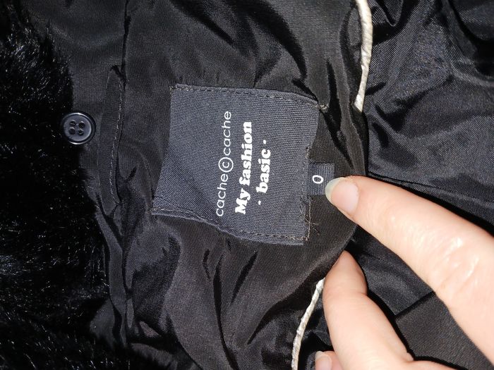 Doudoune noire femme – Cache Cache – Taille 0 (XS) – Jamais portée - photo numéro 3