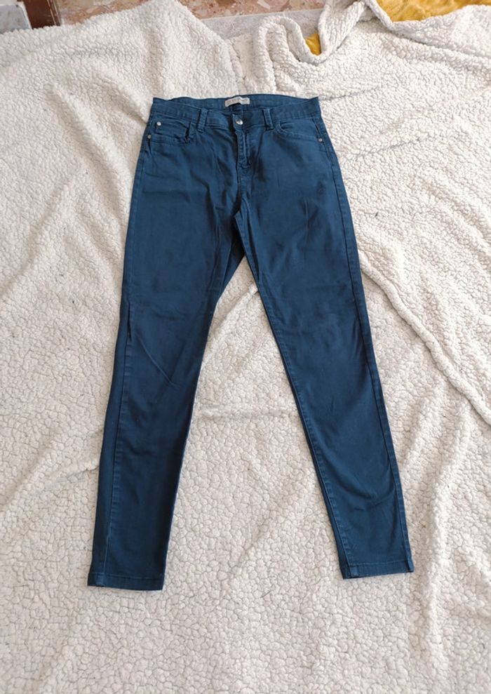 Denim Co. skinny bleu foncé – taille 40 – coton stretch