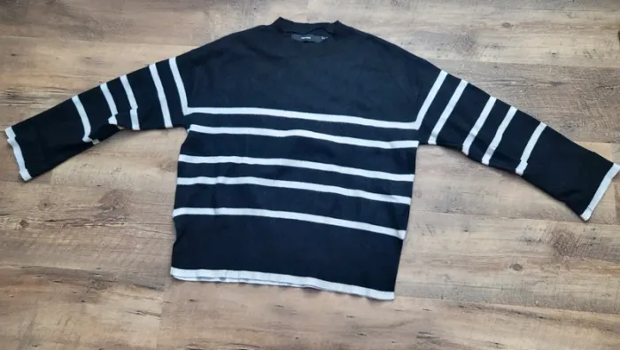 Pull rayures noir et blanc Vero Moda