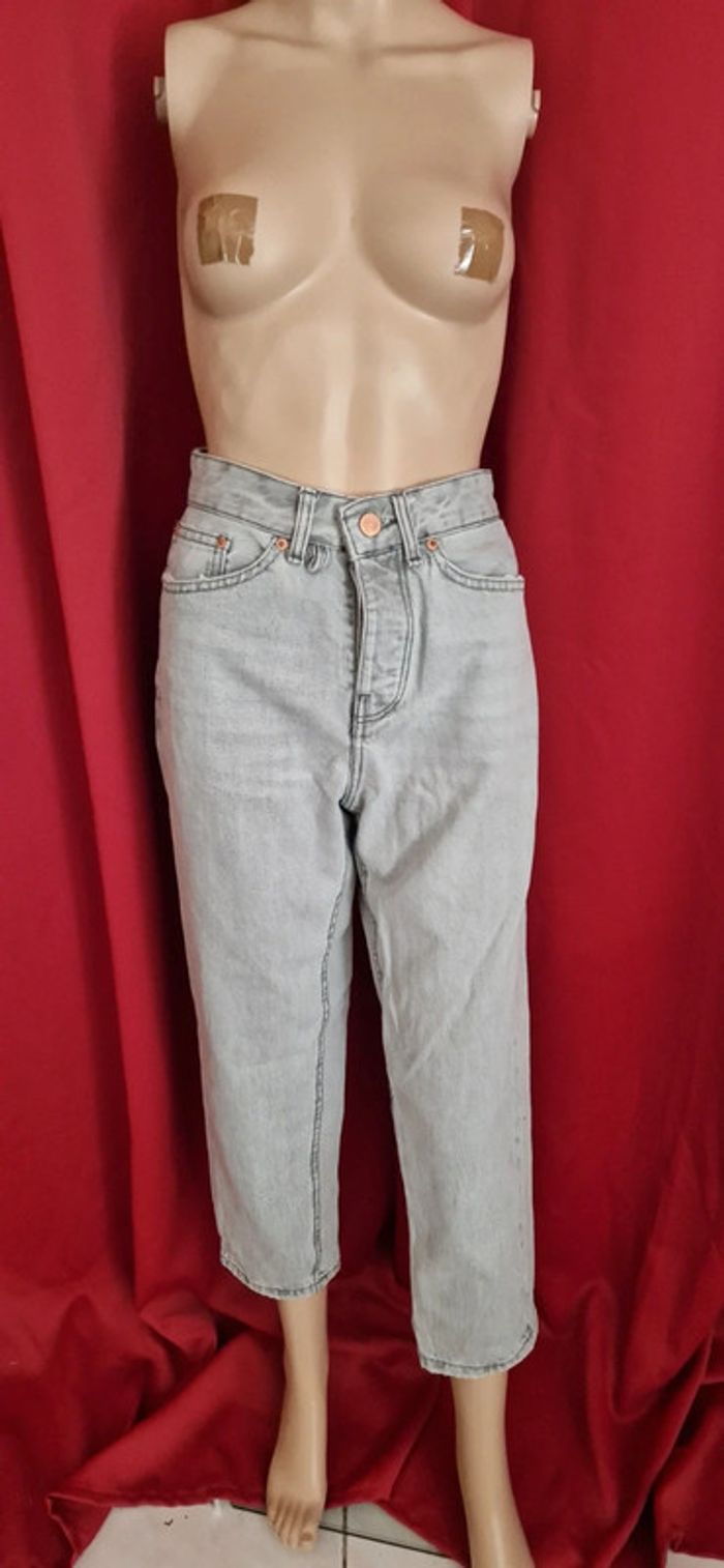 Jeans bershka taille 38 gris homme