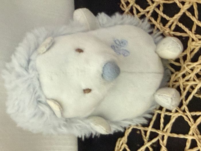 Hérisson TARTINE & CHOCOLAT doudou bleu