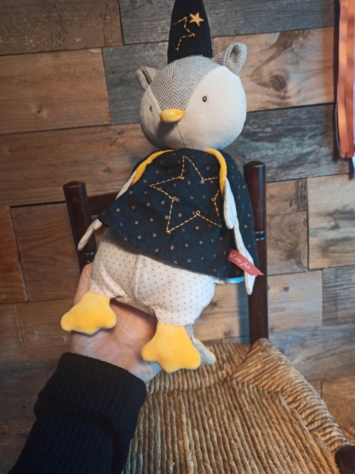 peluche hibou musical moulin roty il était une fois tbr - photo numéro 5