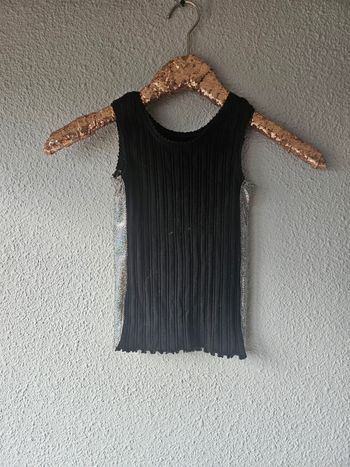 Débardeur avec bandes pailletée pour fille