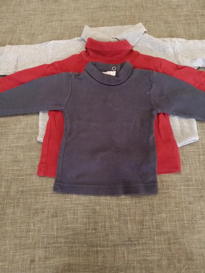 Lot sous-pulls + polo - photo numéro 2