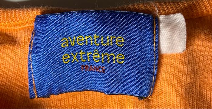 Tee-shirt »Aventure Extrême »orange - photo numéro 6