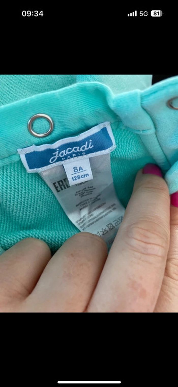 Sweat Jacadi 8 ans - photo numéro 4