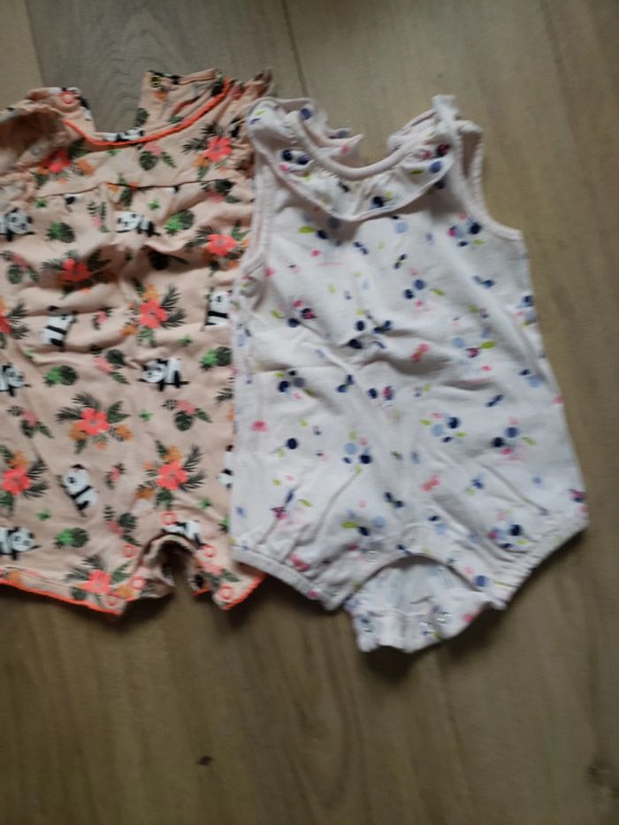 Lot de 2 combi shorts 6 mois - photo numéro 3