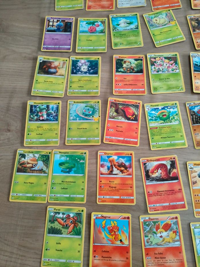 Lot 103 cartes + 5 énergies Pokémon - photo numéro 2