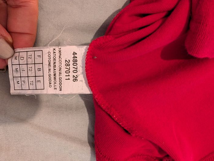 Débardeur femme M rouge - photo numéro 3