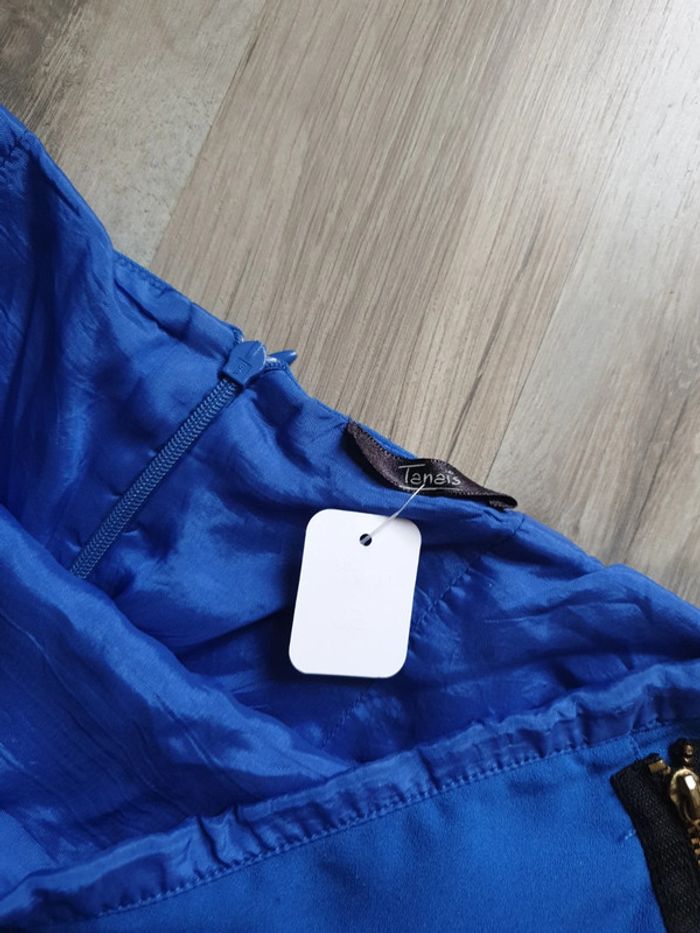 Jupe asymétrique bleu roi - photo numéro 3