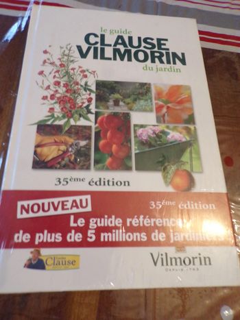 Livre le guide Clause Vilmorin du jardin Neuf sous blister