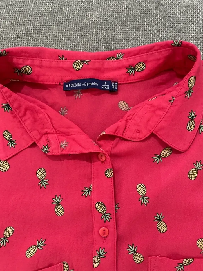Chemise sans manches rose - photo numéro 4
