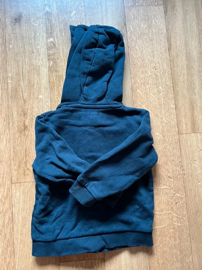 Gilet zippé bleu marine Kiabi 24M - photo numéro 4