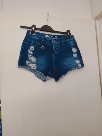 Short en jean femme