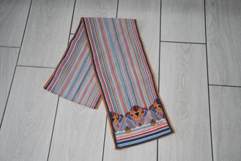 Foulard Vintage Écharpe Femme Gim Renoir Paris 100% Polyester