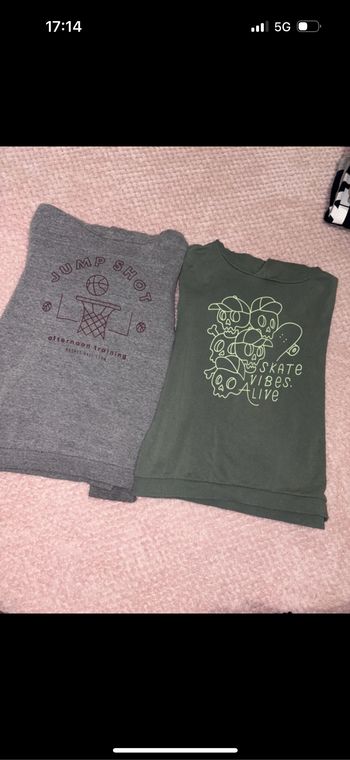 Lots 2 pull à capuche