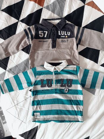 Lot de 2 tops à manches longues