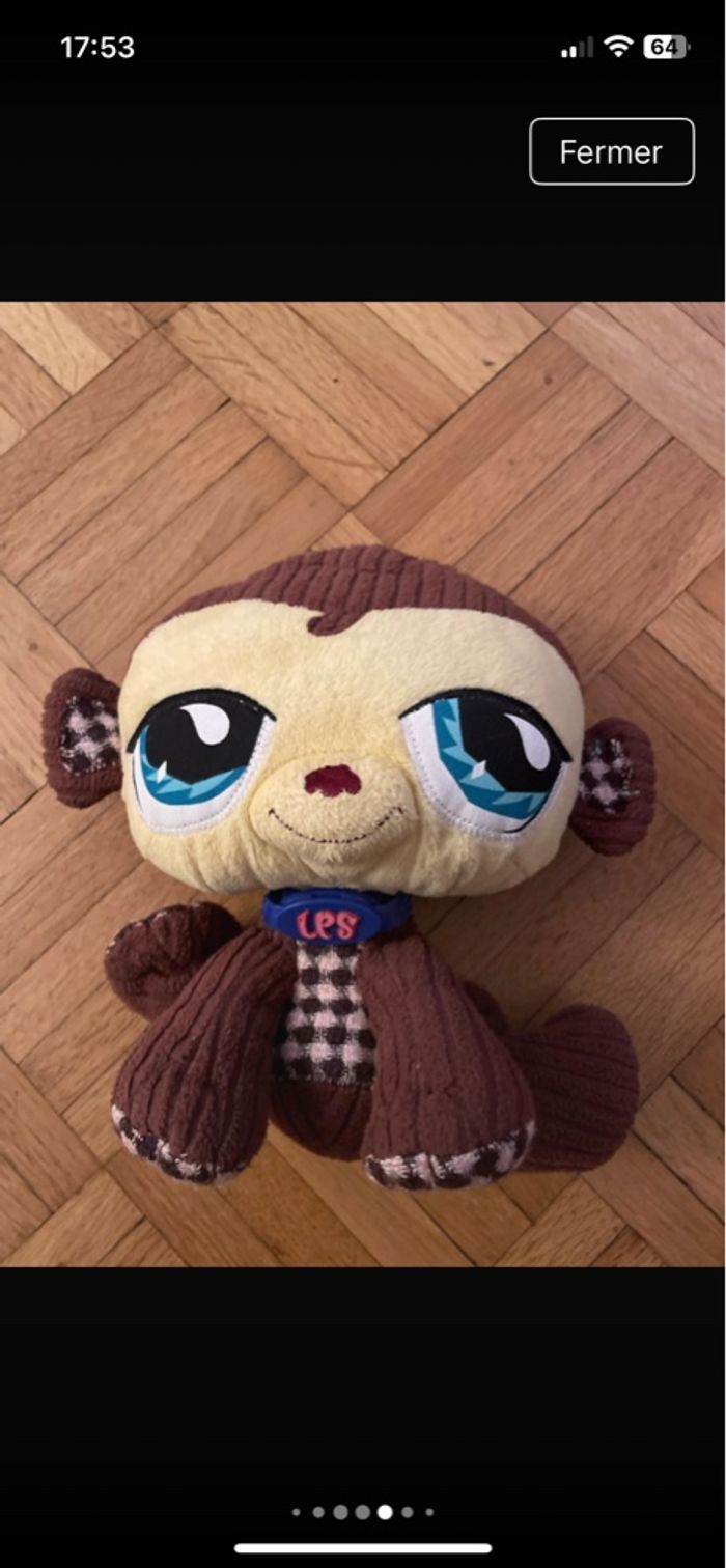 Peluche pet shop petite singe trop mignon - photo numéro 7