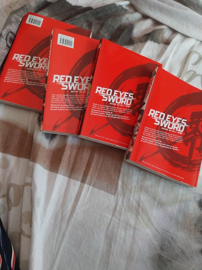 Mangas Red Eyes Sword Zero tomes 1 à 4 Akame ga kill Kurokawa - photo numéro 4