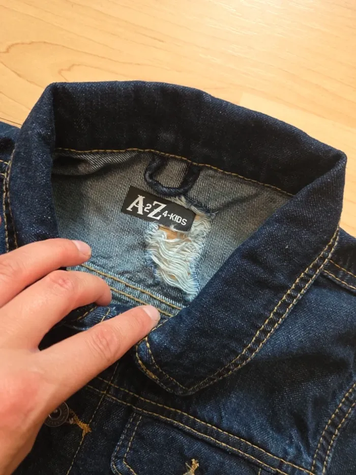 Veste en jean 9-10ans - photo numéro 2