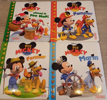 Lot de 4 livres Disney Mickey