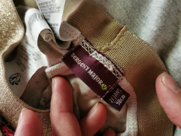 Legging fleuris sergent major 2 3 ans - photo numéro 3