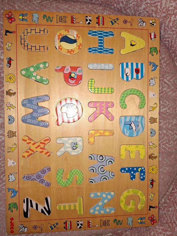 Encastrement alphabet - photo numéro 2