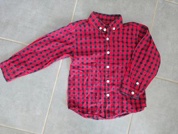 Chemise rouge a carreaux