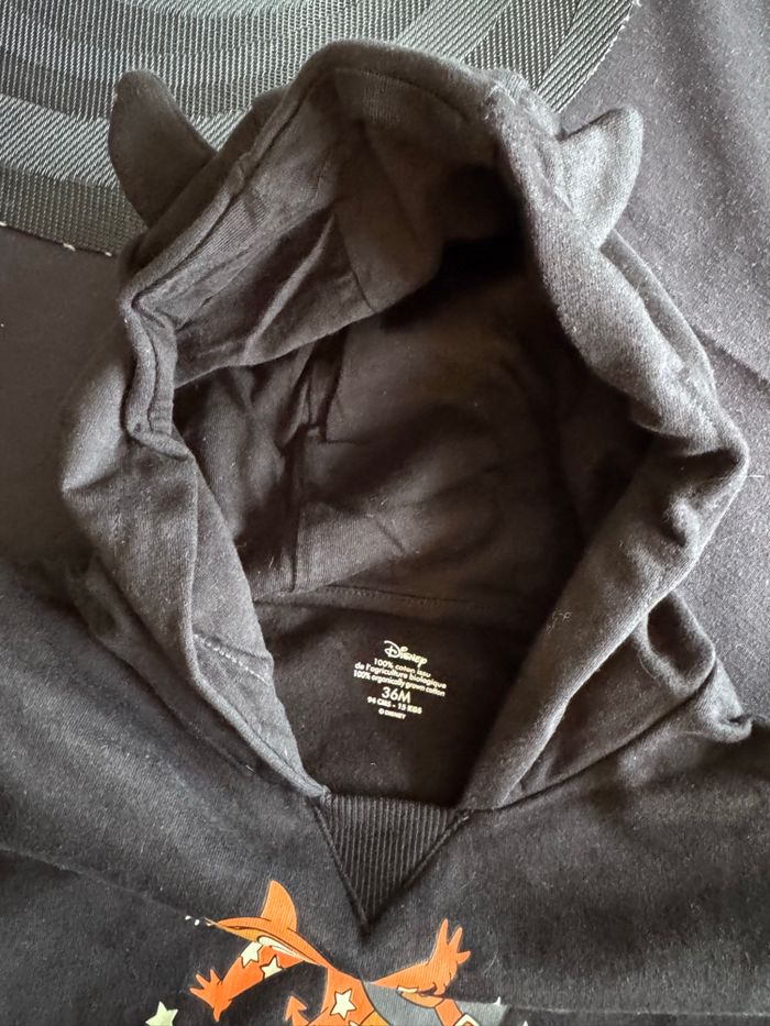 Sweat Halloween Tic et Tac Noir 36 mois - photo numéro 2