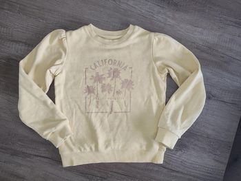 Sweat Kiabi 10 ans jaune pâle
