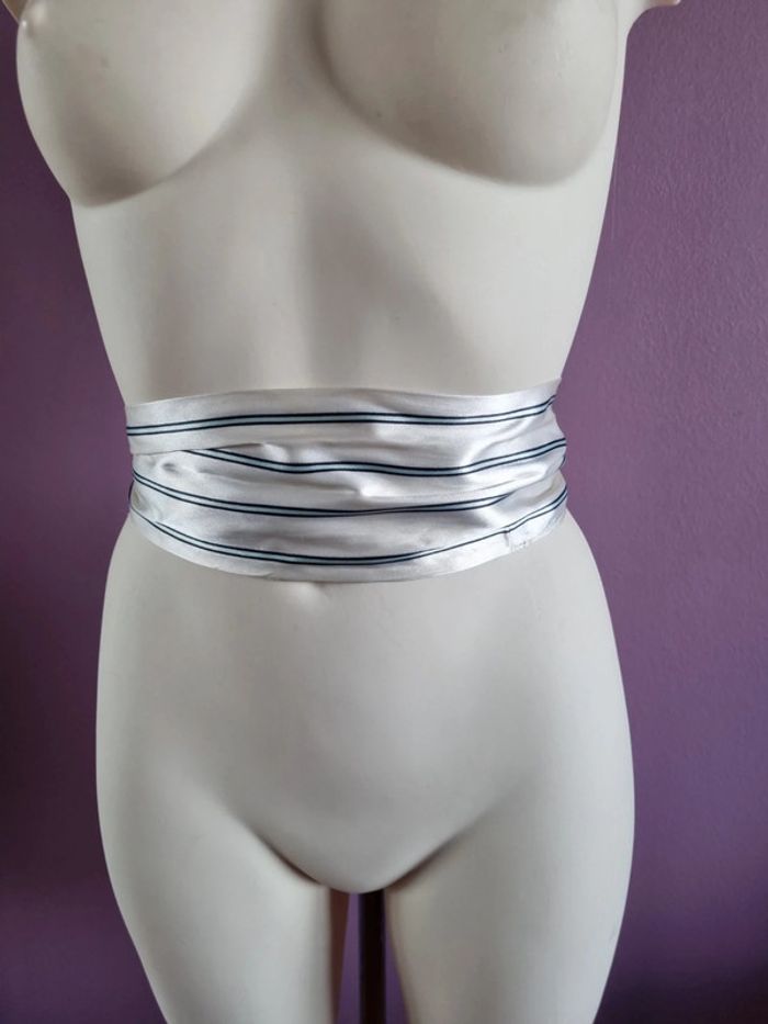 Ceinture en tissus rayé - photo numéro 2