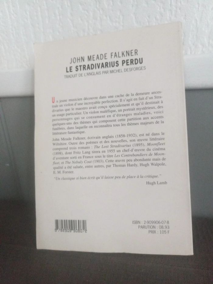 John Meade Falkner - Le stradivarius perdu - photo numéro 2