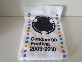serviette 20*110 cm gundam festival 2009 bandai